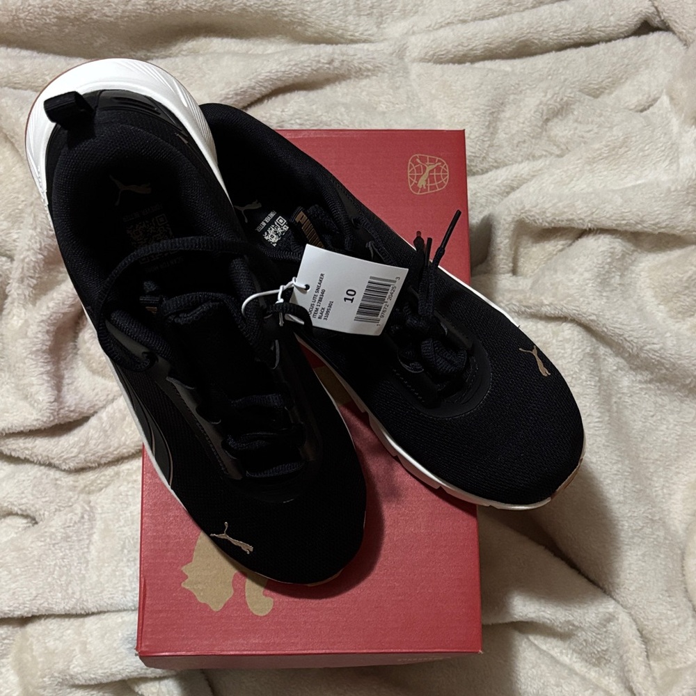 Puma Black and White Women's Sneakers